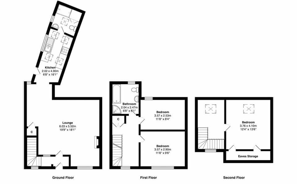 Floor plan | Jasmine Cottage, Grassington