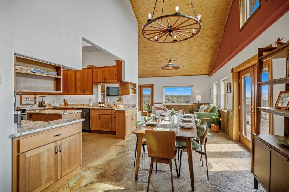 Plenty of seating at this beautiful dining room. 
