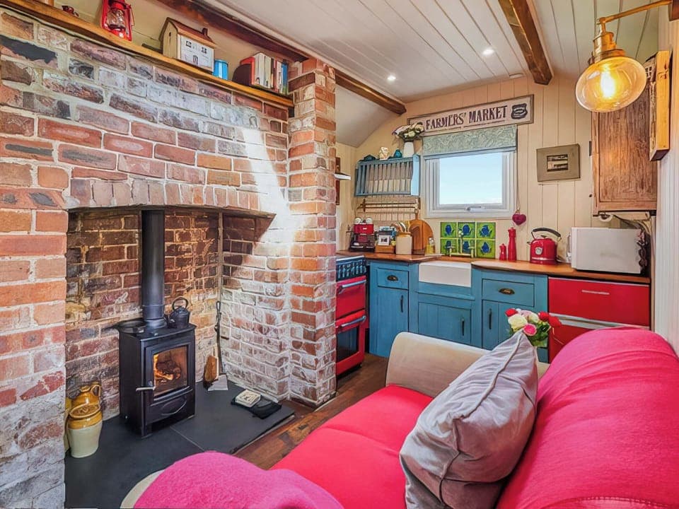 Open plan living space | The Cabin, Llangadog , Carmarthenshire