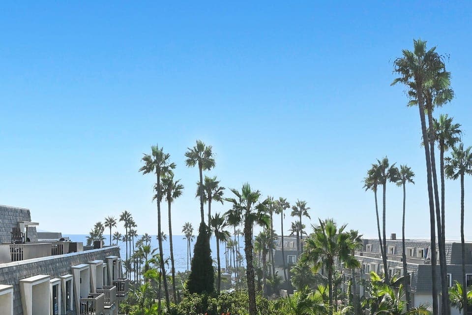 Beautiful ocean views from the balcony