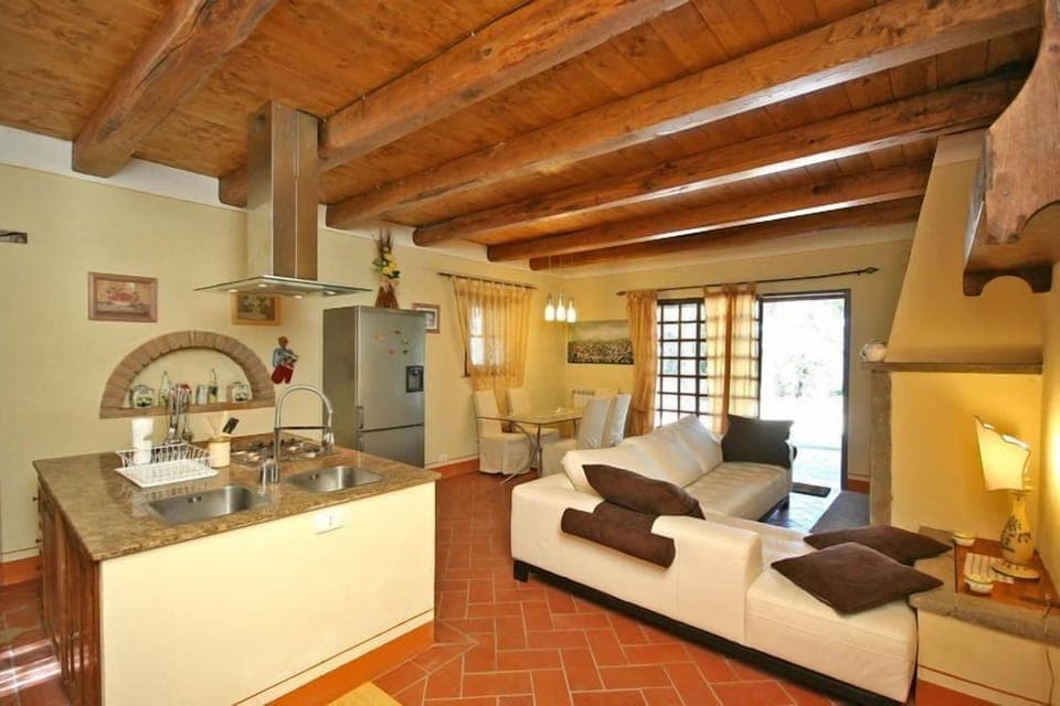 Villa, 1 Bedroom, Private Pool (Villa Margherita) | Living room | Flat-screen TV