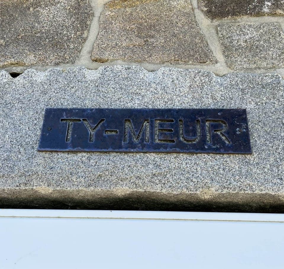 Plaque porte d'entrée