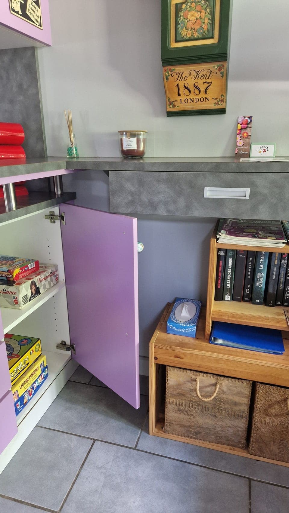 PLACARD JEUX DE SOCIETE ET LIVRES