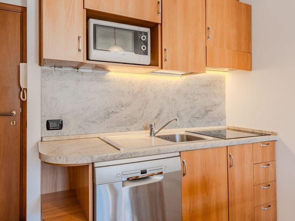 Interior Design, Wood, Countertop, Flooring, Furniture, Cabinetry, Kitchen, Floor, Kitchen Appliance, Major Appliance