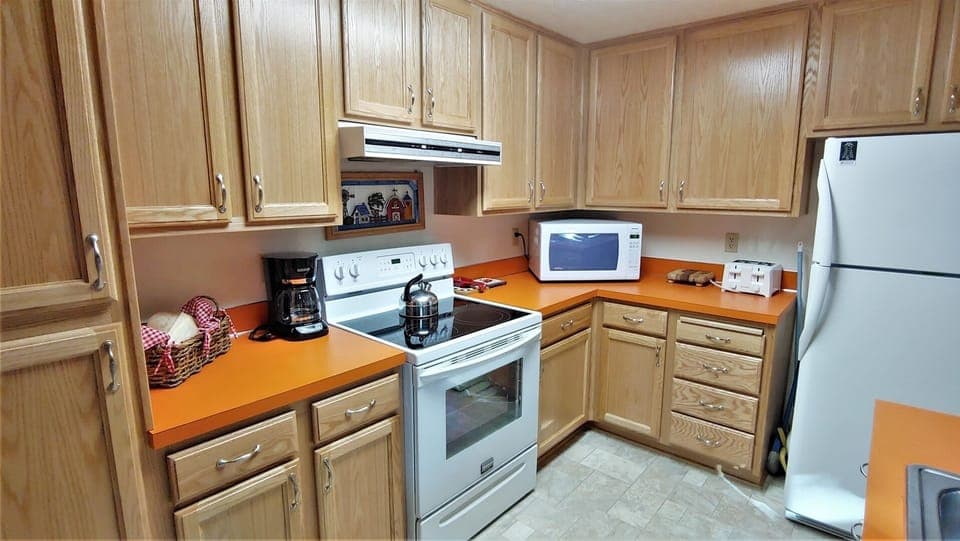New cupboards and cabinetry in the kitchen