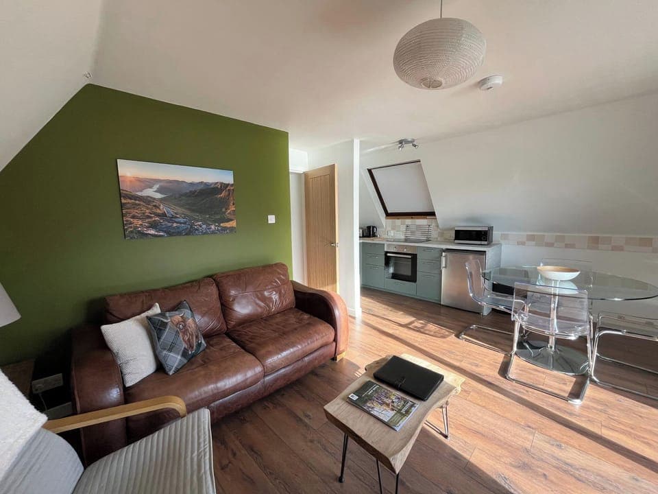 Open plan living space | Knoydart - Kylesku Lodges, Kylesku, near Lairg