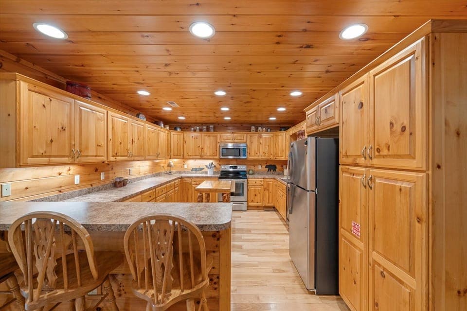 A luxury kitchen to prepare family meals