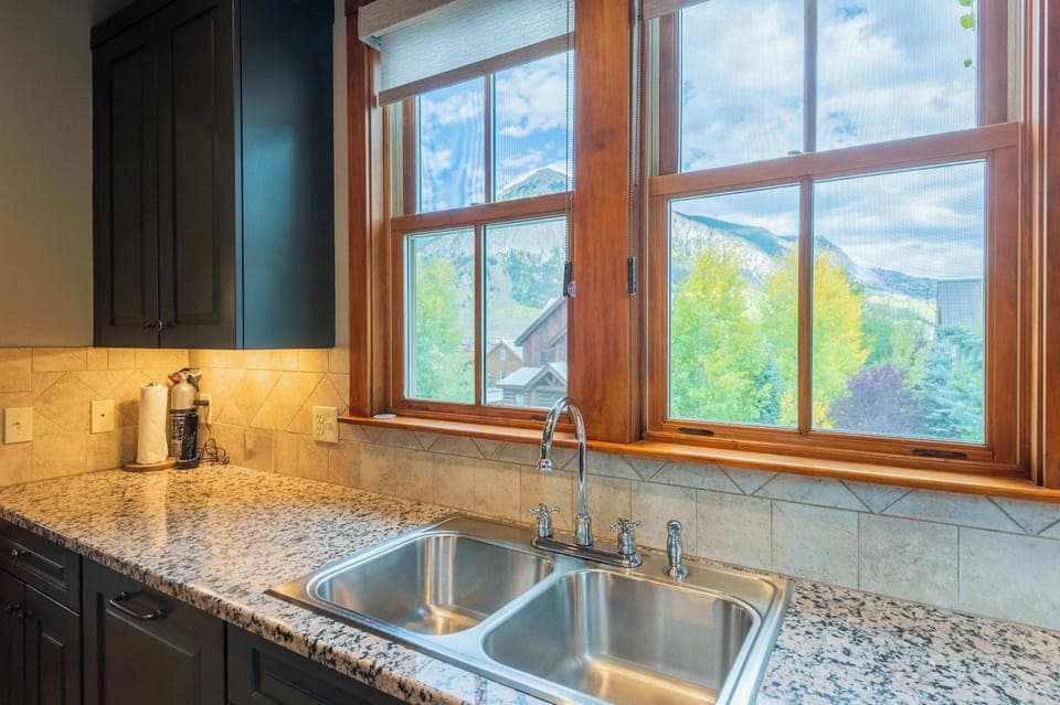 View from kitchen