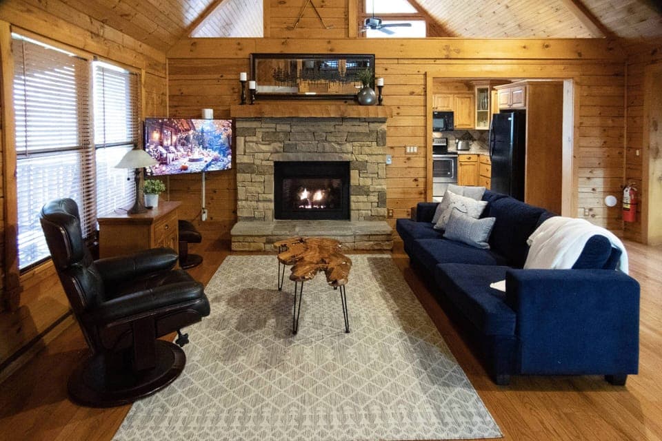Relax in the newly updated living room.