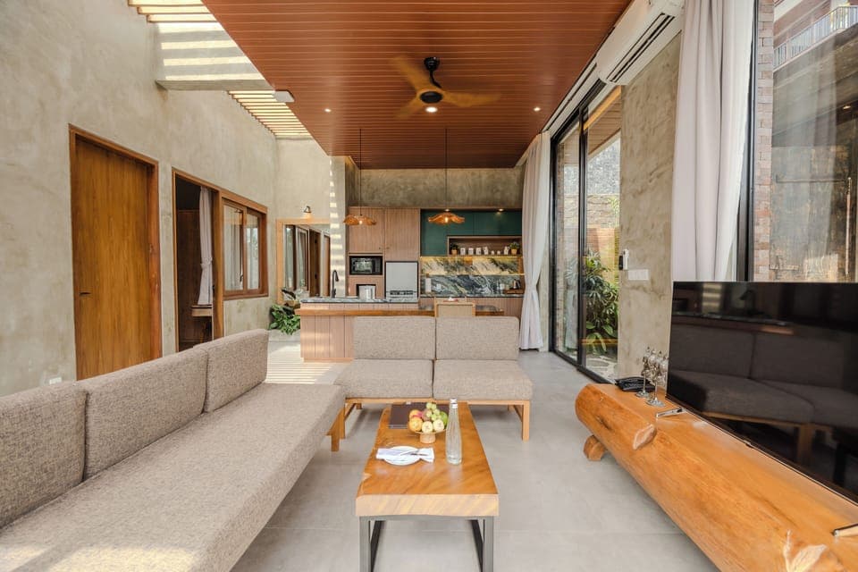 Two bedroom villa with private pool and jungle view | Living area