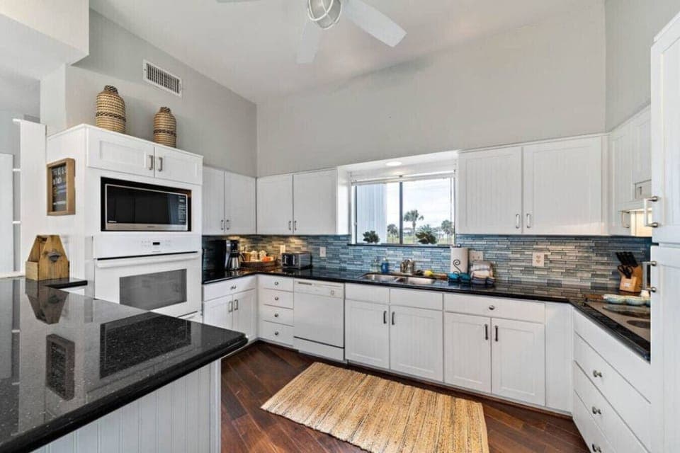 Whip up delicious meals in this charming kitchen