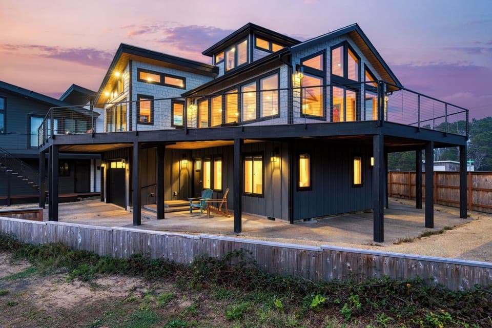 Enjoy incredible twilight moments from your spacious, wraparound balcony with cable railing, offering uninterrupted views.