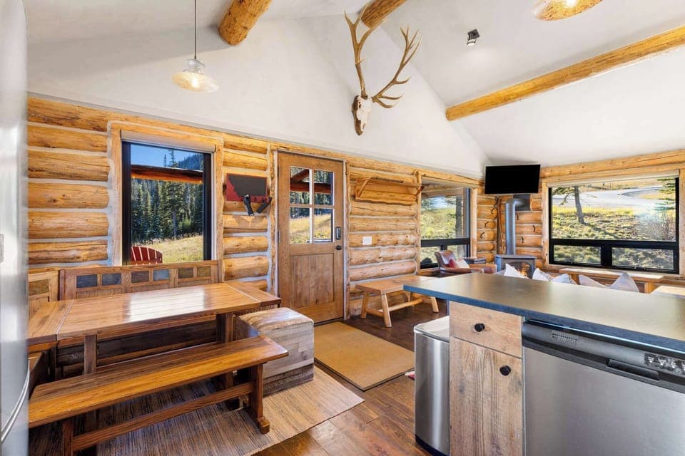 Living space view from kitchen