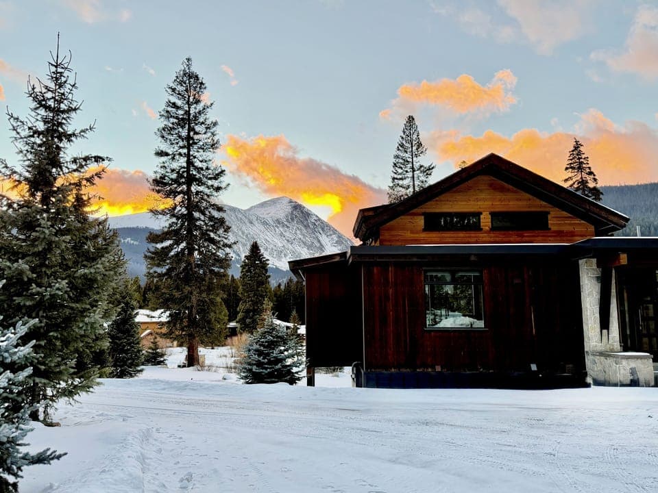 Sunset over Mount Quandary