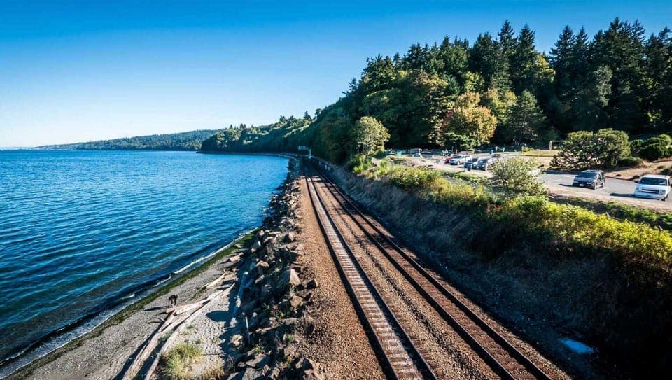 It's 9 mins driving to Carkeek Park