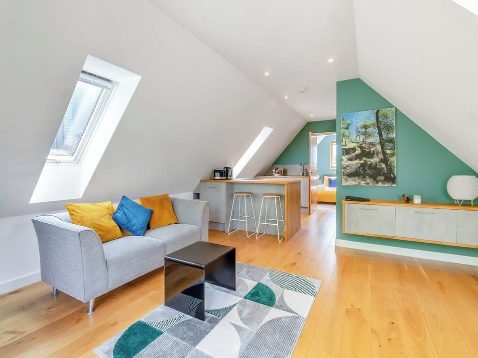 Open plan living space | Willow Loft - Bulmer Retreat, Bulmer, near Sudbury