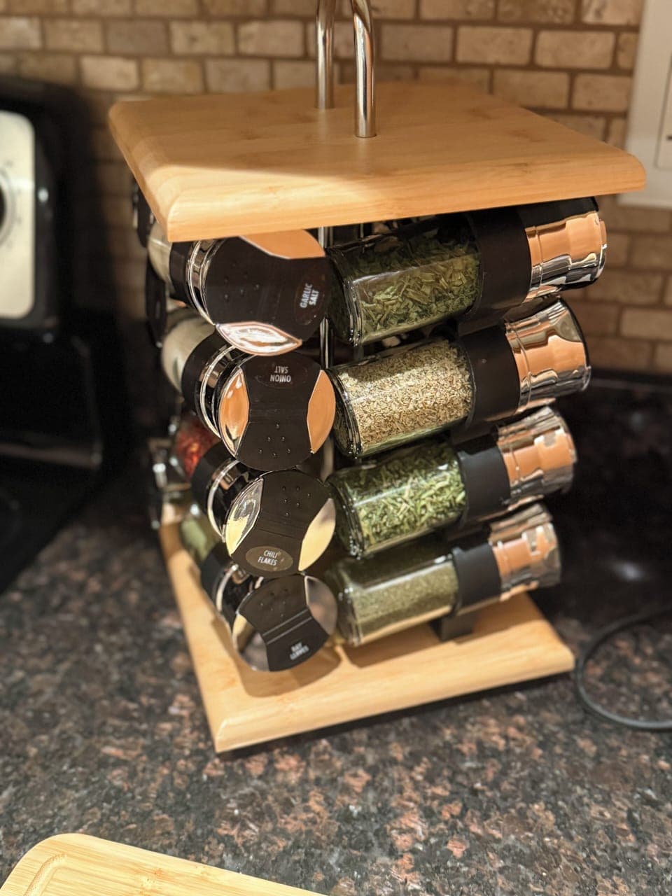 Kitchen stocked with essential spices