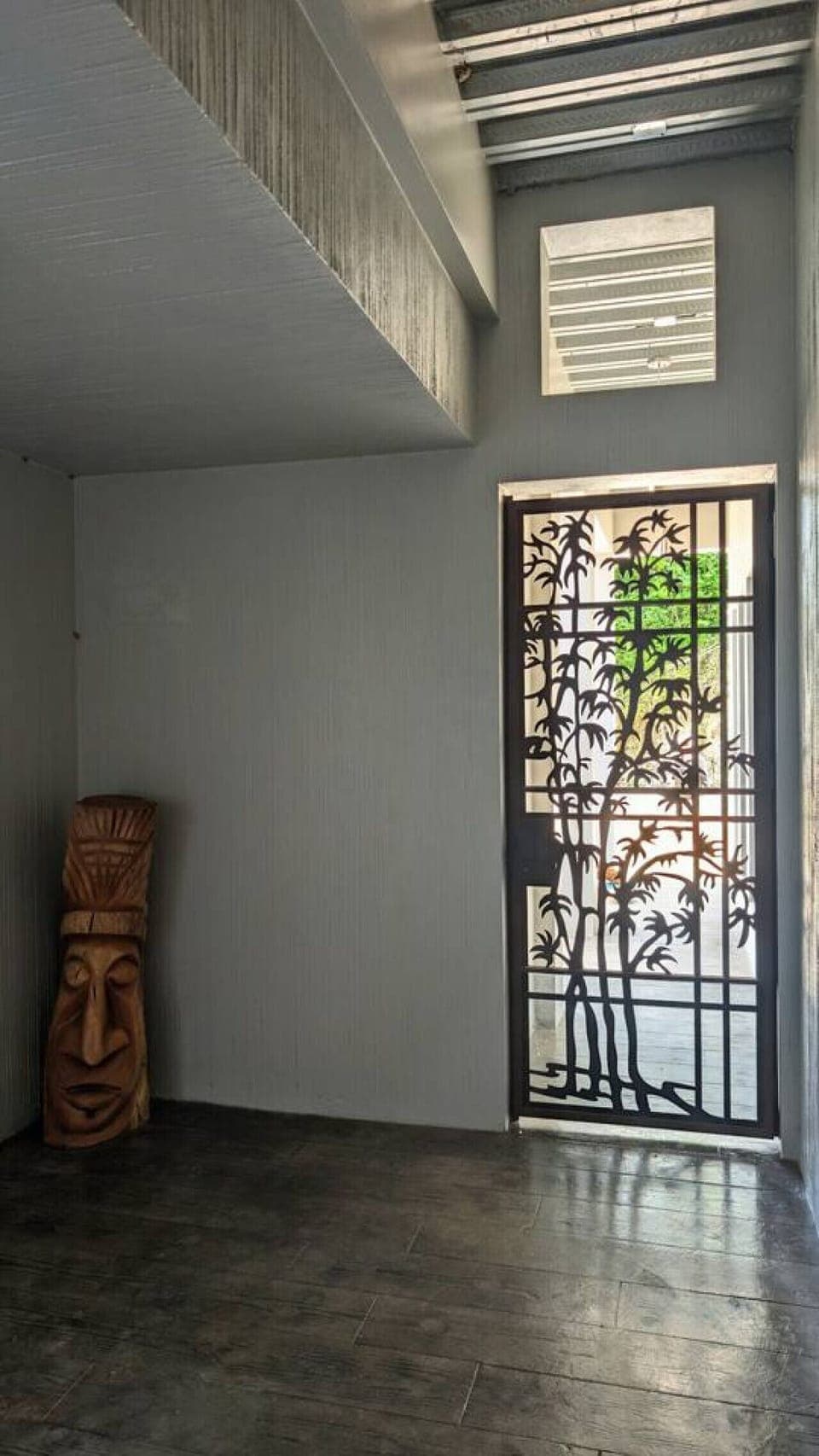 Lower level door entrance