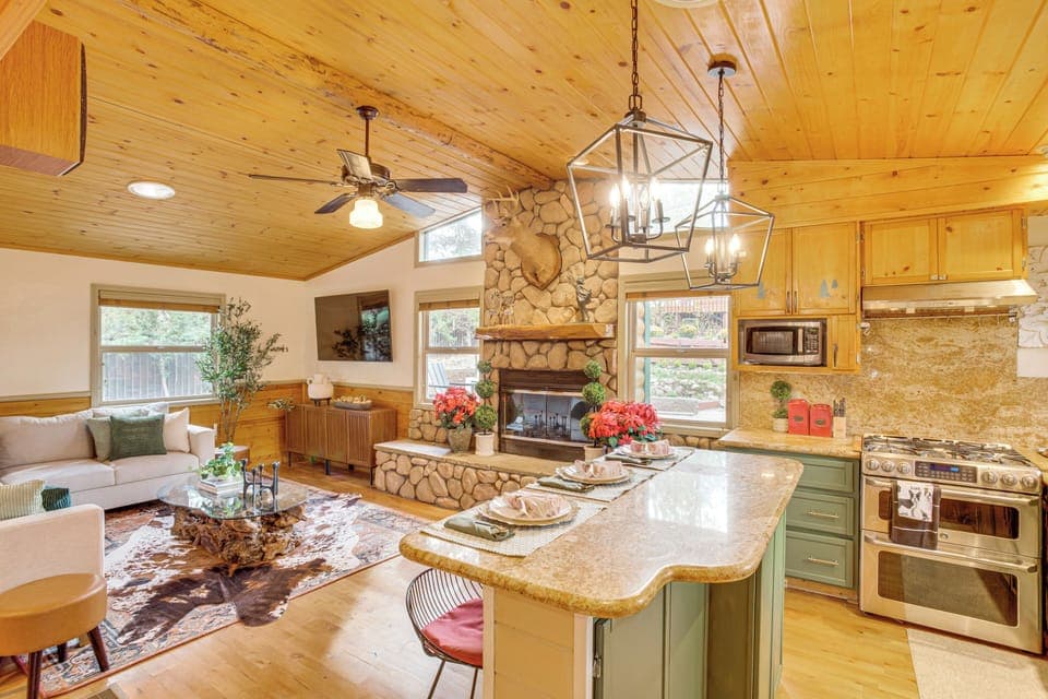 Property Interior | 2-Story Home | Free WiFi | Central Heating