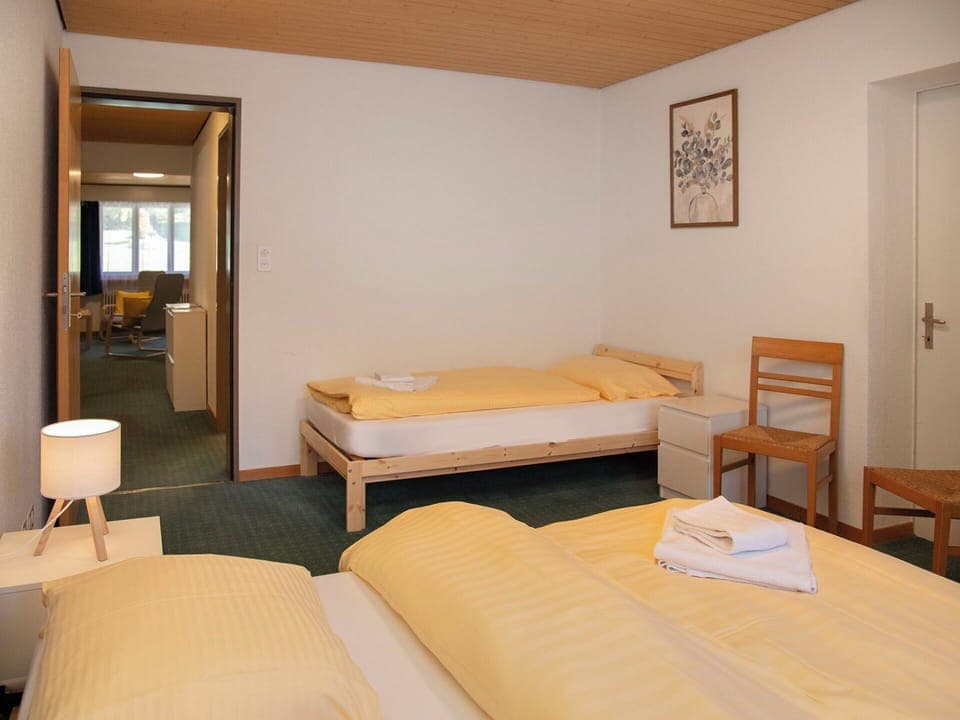 Furniture, Interior Design, Wood, Bed, Bedroom, Floor, Flooring, Room, Ceiling, Bed Frame