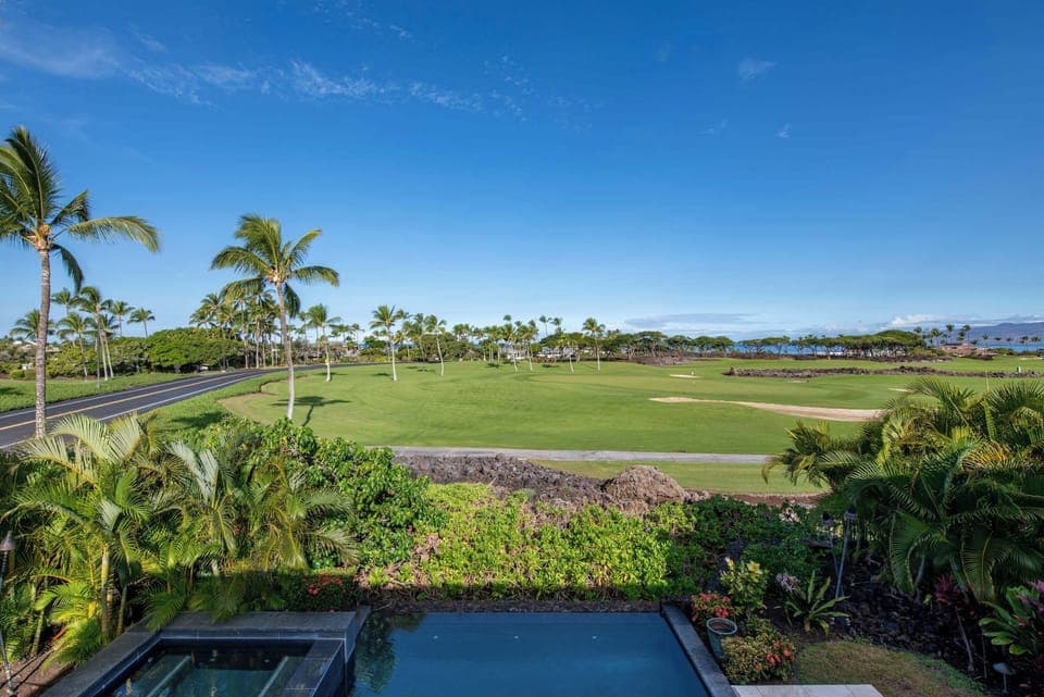 Pool & View | Hale Nanea at Residences of Laulea, Big Island, Hawaii, by Luxus Vacation Properties