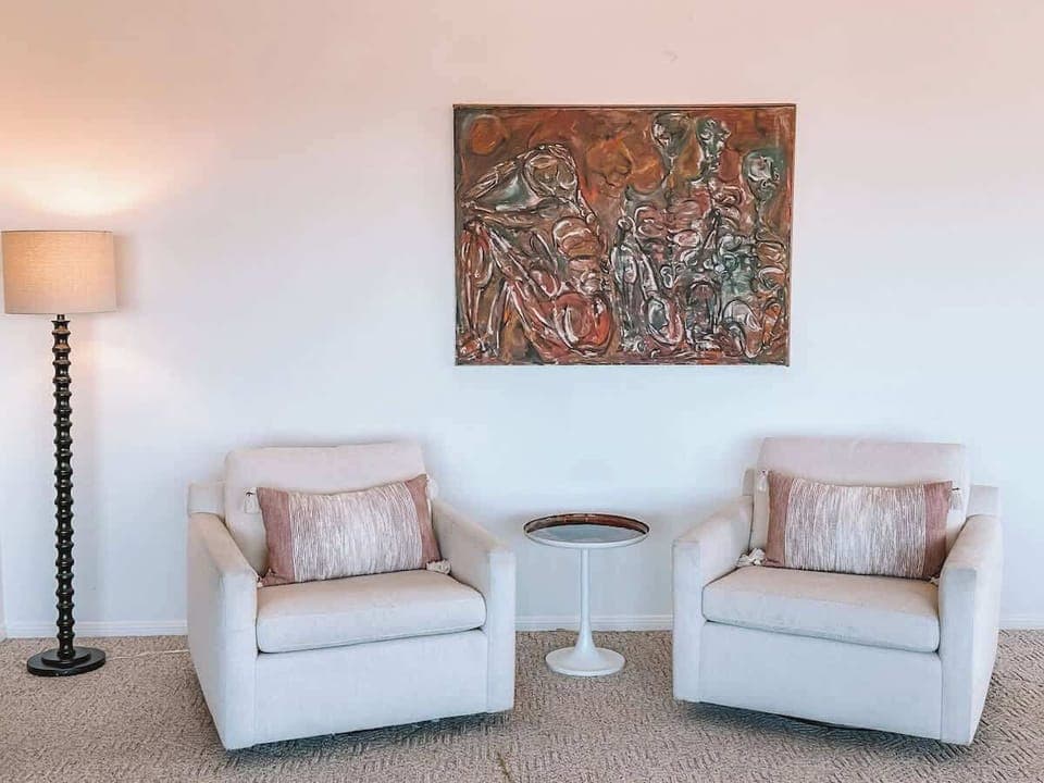 Oversized chairs for additional seating