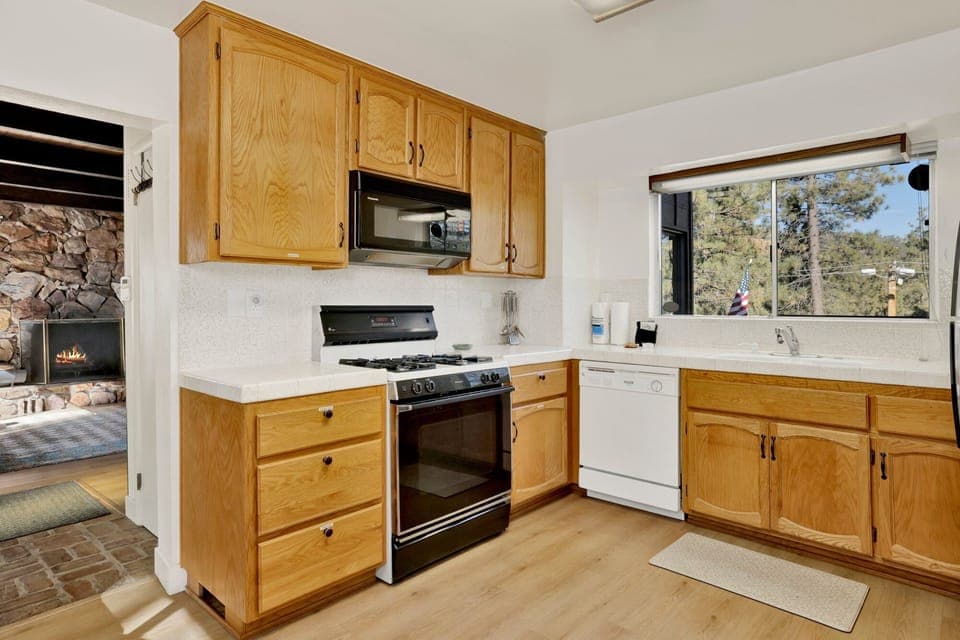 Spacious kitchen