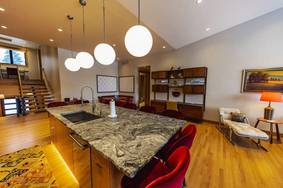 Chef Kitchen with Island Seating