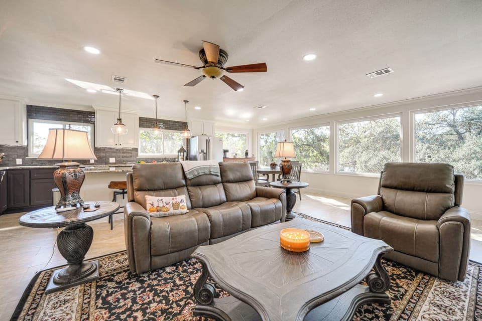 Marble Falls Vacation Rental | 3BR | 2BA | 2,400 Sq Ft | Step to Enter