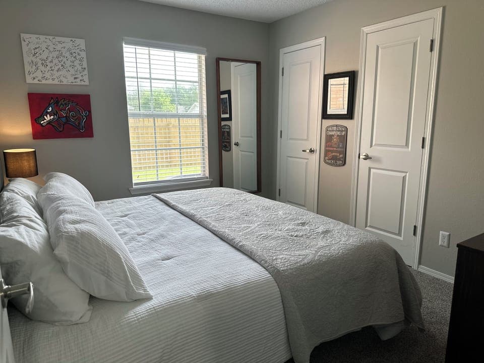 Comfortable king mattress (bedroom 2)