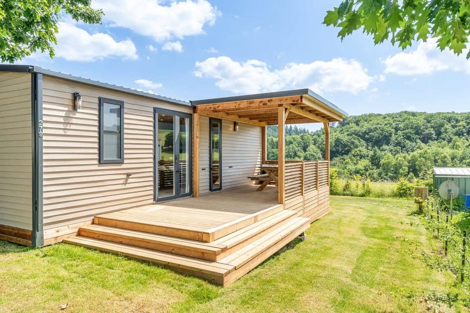 Camping Papillon Bouillon – Vakantiehuis Familie 279 - Terrace