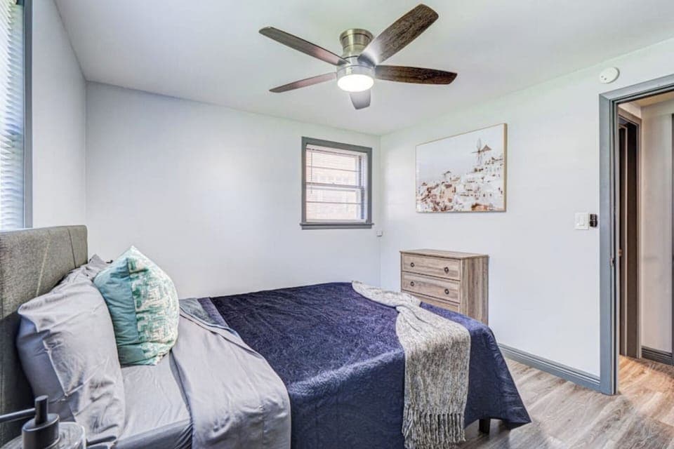 [Bedroom #2] ~ THIS ROOM NOW HAS A 45INCH TV WITH STREAMING SERVICES MOUNTED WHERE THE PICTURE IS ~