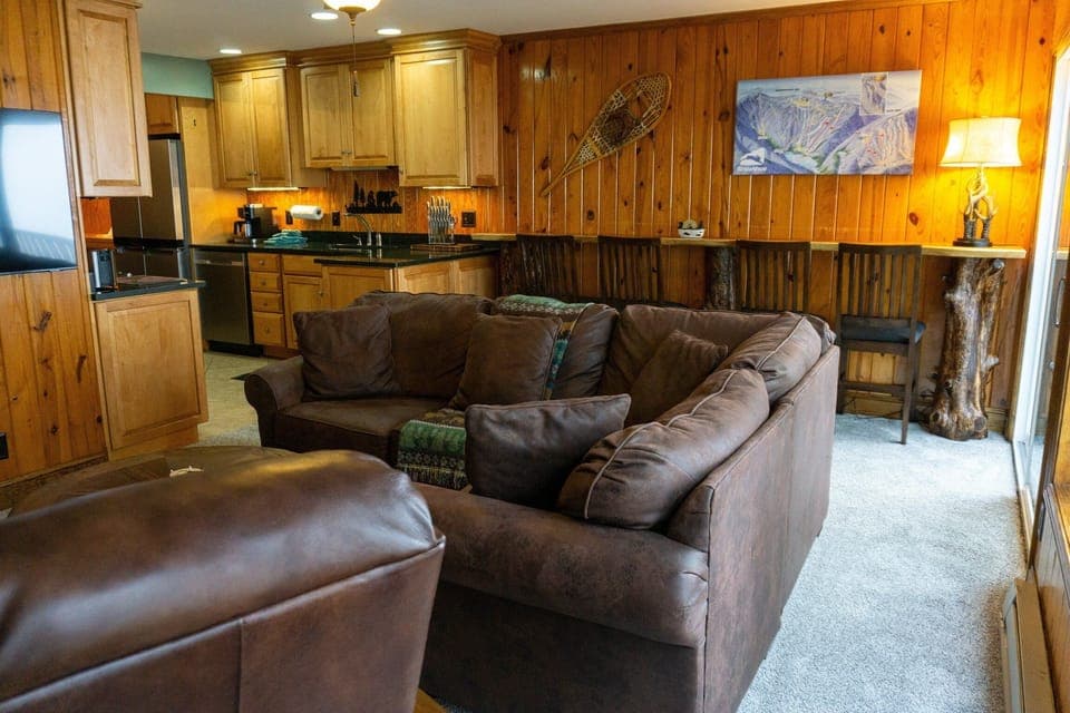 Living room furnished with complete comfort in mind.