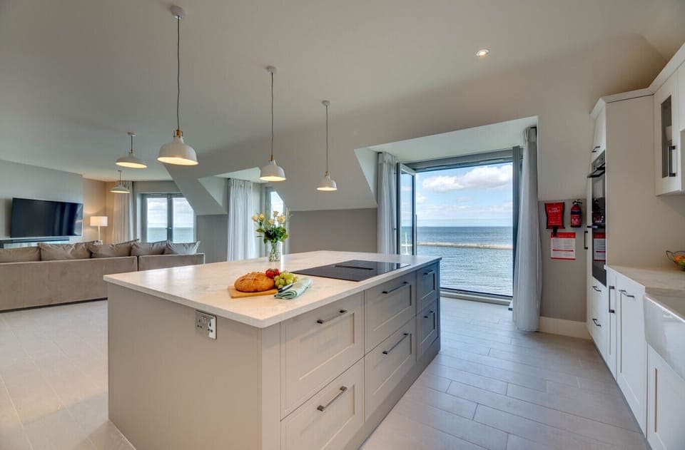 Kitchen with Juliette Balcony