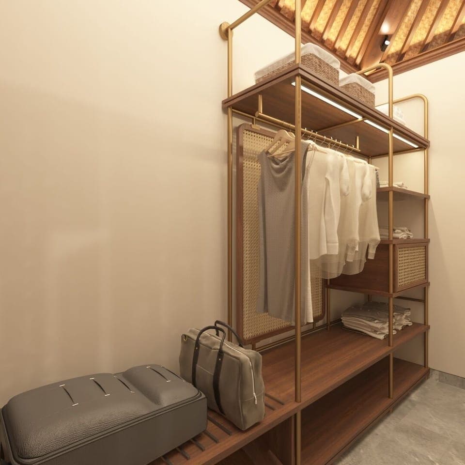 Riverside One Bedroom Heated Pool Villa | Bathroom | Free toiletries, hair dryer, bathrobes, slippers