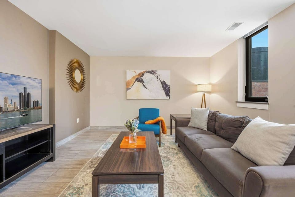 Cozy modern living room