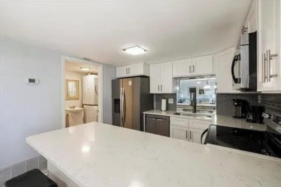 Kitchen and Half Bath with Laundry