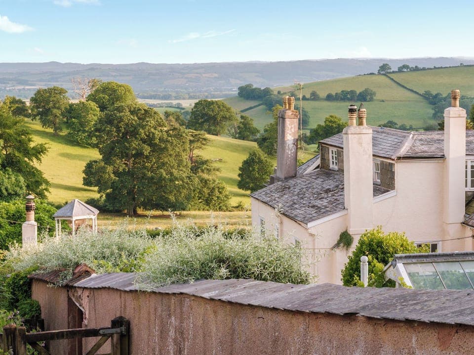 View from bedroom windows | Fursdon Cottage, Cadbury