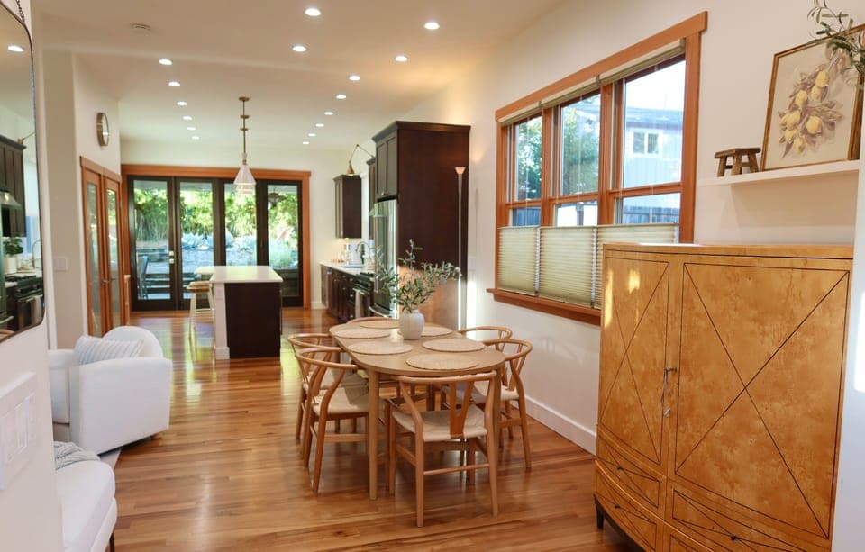 Open concept living space.