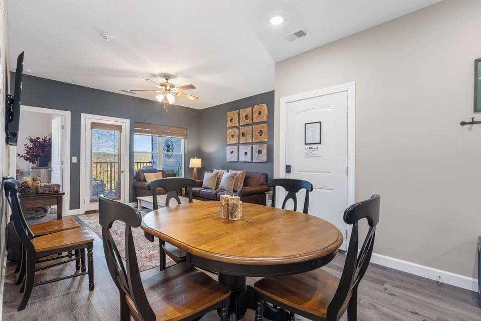 Make mealtime memories together at the dining table, seating 6​