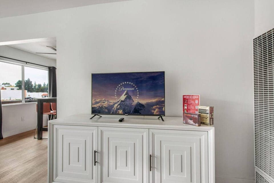 Comfortable seating with Smart TV