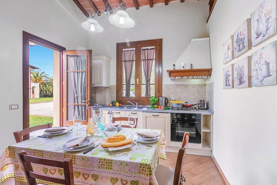 Kitchen and dining area