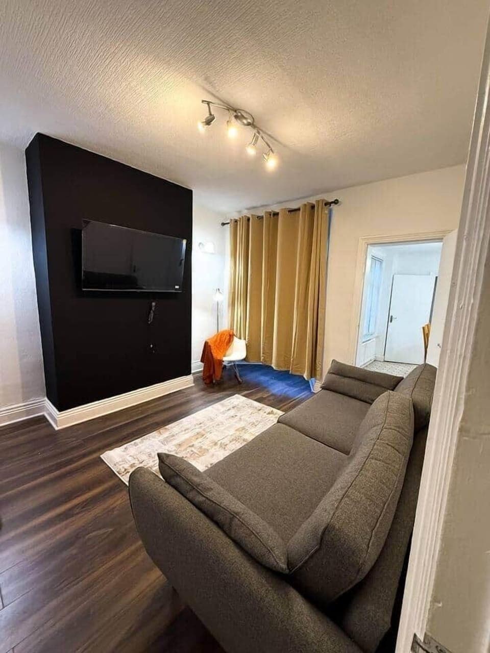 Full view of the living area