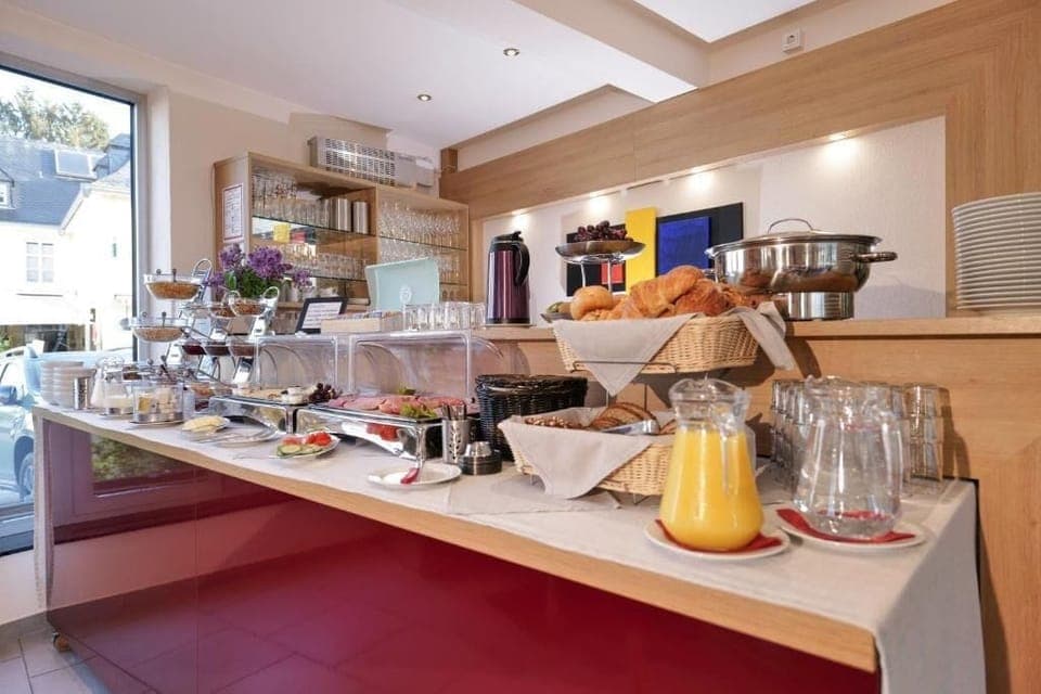 Daily buffet breakfast (EUR 15 per person)
