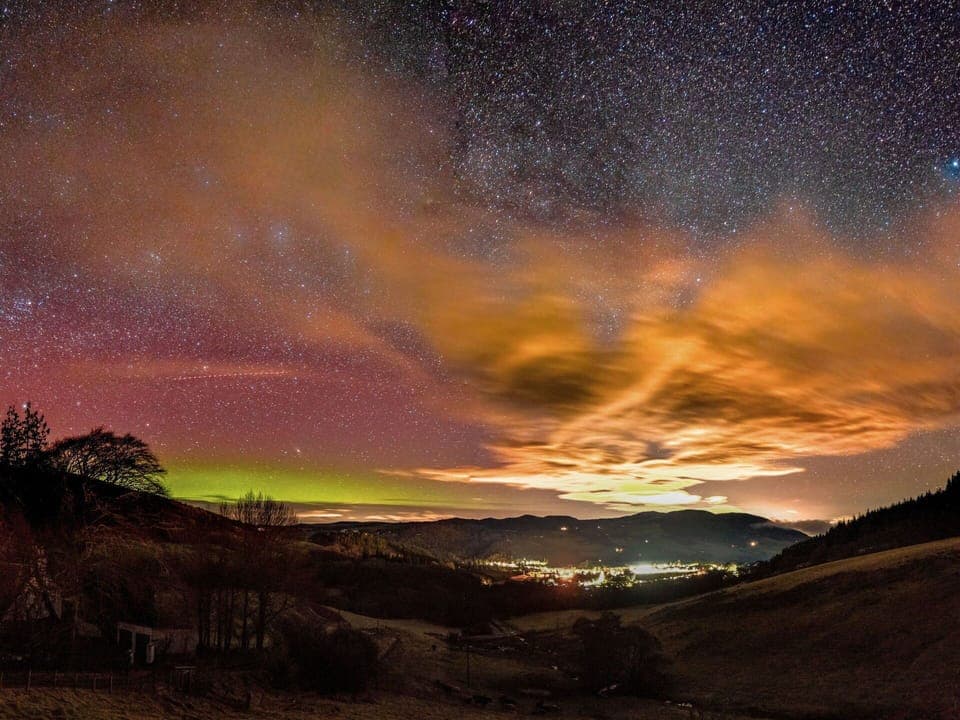 Sky, Nature, Horizon, Ecoregion, Night, Hill, Dusk, Evening