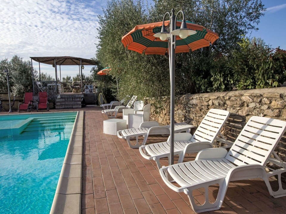 Swimming Pool, Outdoor Furniture, Sunlounger, Resort, Furniture, Composite Material, Eco Hotel, Chair, Umbrella, Shade