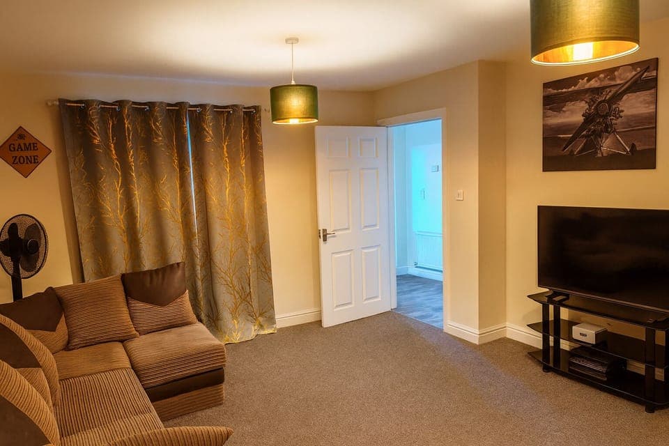 Bright and inviting living space. 