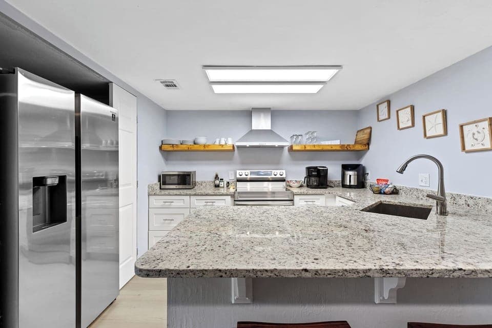 Enjoy stress-free meals with room to cook, snack, and connect without feeling crowded.