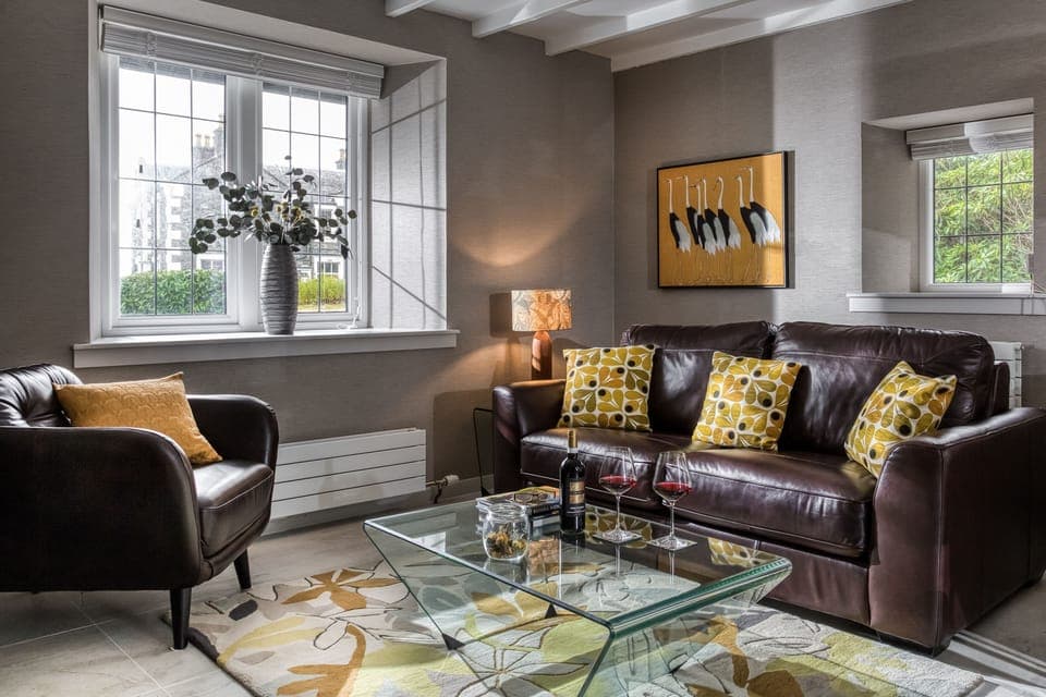 The cosy sitting area