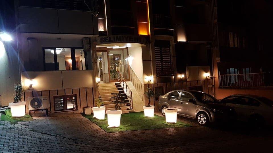 Front of property - evening/night